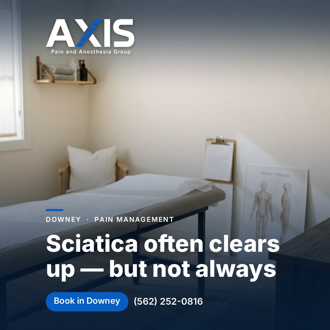 Sciatica often clears up — but not always